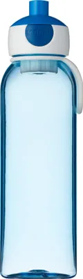 Produktbild von Mepal - Wasserflasche Pop-Up Campus - Auslaufsichere Trinkflasche für Schule & Unterwegs - Transparente Trinkbecher - BPA-frei & Spülmaschinenfest - 500 ml - Blue