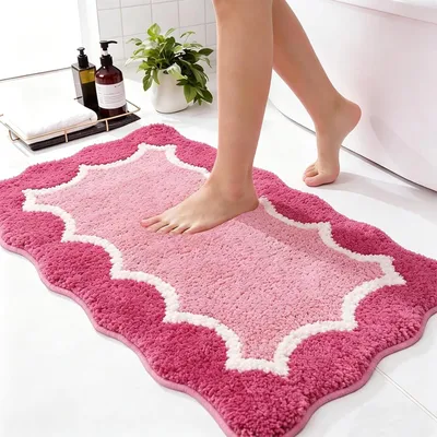 Obrázek produktu pro Protiskouzavá podložka do koupelny, rozměry 50 x 76 cm, vyrobená z mikrovlákna