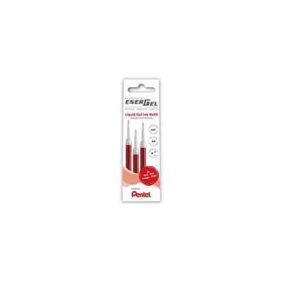 Obrázek produktu pro Pentel LR7-3B 3 Pentel EnerGel Gelschreiberminen rot