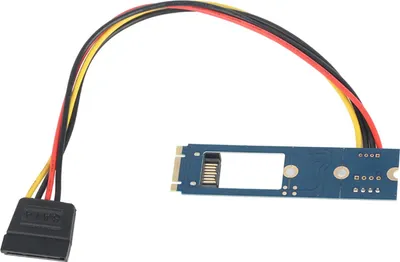 Zdjęcie produktu dla Karta konwertera NGFF (M.2) na SATA3.0, karta konwertera NGFF SATA3.0, karta konwertera M.2 na SATA3.0, konwerter M.2 na 7Pin SATA, karta adaptera NGFF na SATA
