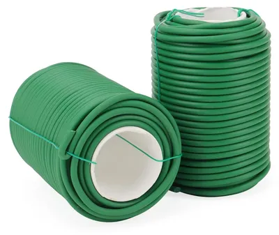 Immagine prodotto di TRANKIELO® - 2 rotoli di filo verde per giardinaggio, diametro 3,5 mm x 20 m - filo morbido per piante rampicanti e fiori