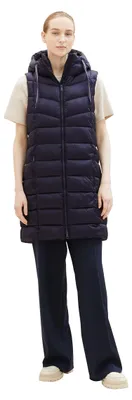 Obrázok produktu pre TOM TAILOR, dámska prešívaná vesta, model "Longstyle"
