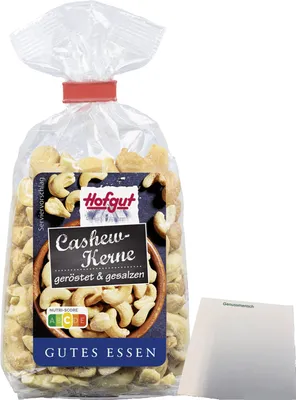 Produktbild von Hofgut Cashews g+g (150g Karton) + usy Block