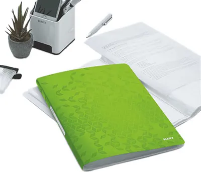 Produktbild von Leitz 46320054, Grün, Polypropylen (PP), 40 Taschen, 40 Blätter, Porträt, A4