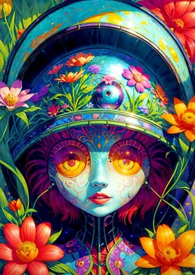 Produktbild von ENJOY Puzzle Flower Warrior 1000 Teile