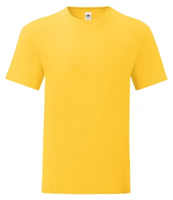 Immagine prodotto di Fruit of the Loom - Maglietta "Iconic" per uomo/donna Unisex LT2613 (M) (Girasole)