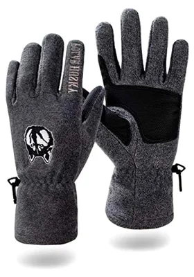Produktbild von Fleecehandschuhe für Damen und Herren mit verstärkter Innenhandfläche (S-3XL) in Grau, Größe XL