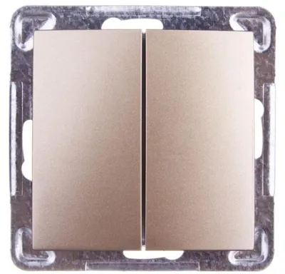 Imagen del producto de Ospel ŁP-2Y/m/28, Dorado, IP20, 250 V, 16 A, 71 mm, 40 mm