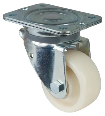 Produktbild von BS Rollen Lenkrolle N100.B10, mit Platte, Durchmesser 100, B 45mm 500kg, Kunststoff