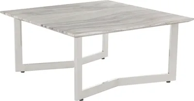 Produktbild von Couchtisch 90 cm aus Marmor / Stahl