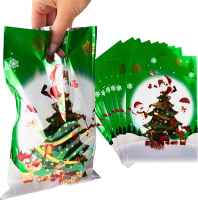 Immagine prodotto di Sacchetti regalo, 10 pezzi, tema "Mikołajki" (Natale)