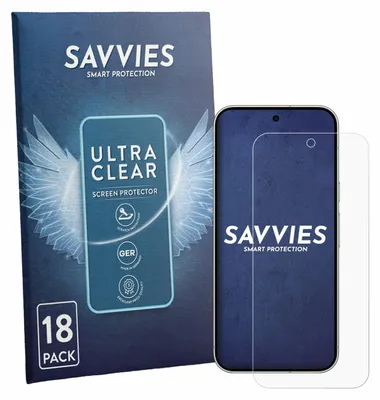 Produktbild von 18x Für Google Pixel 11 Pro XL Schutzfolie Savvies Displayschutz Display Schutz Folie Klar Transparent