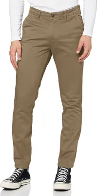 Produktbild von Jack & Jones 12150160, Chino, Erwachsener, Beige, Baumwolle, Elasthan, Nicht bleichen, Natürliche Trocknung