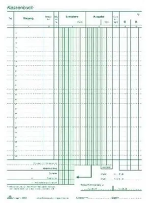 Produktbild von RNK Verlag Kassenbuch DIN A4 mit Umsatzsteuererfassung SD 2 x 40 Blatt