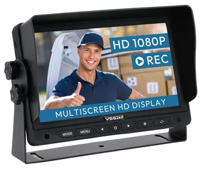 Produktbild von 7"  Rückfahrmonitor MULTISCREEN HD 1080P QUAD RM-13161