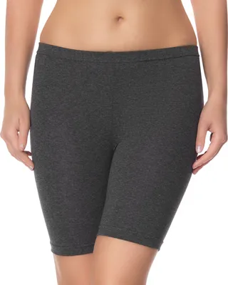 Produktbild von Ladeheid Damen Shorts Radlerhose Unterhose Hotpants Kurze Hose Boxershorts LAMA04 (Graphit8, S/M)