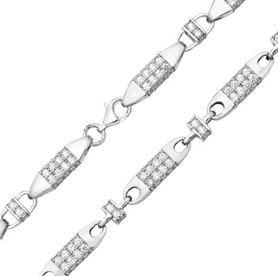 Produktbild von 925 Sterling Silber Herren - Armband - 23cm*8mm; TRS16982L9