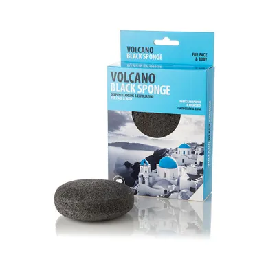 Produktbild von Santo Volcano Konjac Gesichtsschwamm Maxi 9,5 cm mit Vulkanwasser – Natürlicher Peeling Schwamm
