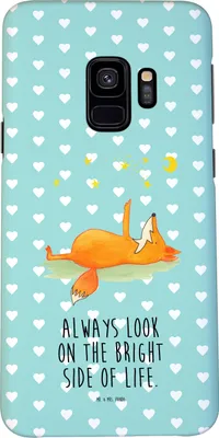 Produktbild von Mr. & Mrs. Panda Samsung Galaxy S9 Handyhülle Fuchs Sterne - Türkis Pastell - Geschenk, Handy Schutzhülle, Hülle, Positiv, Cover, Optimistisch, Smartphone, Mond