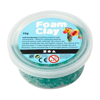 Image de Argile mousse - Vert foncé, 35gr.