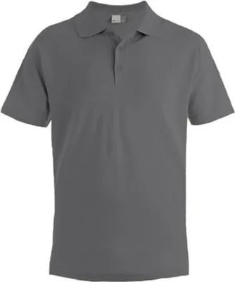 Produktbild von Superior Poloshirt Plus Size Herren, Stahlgrau, 4XL