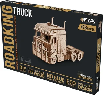 Produktbild von Eco Wood Art EWA Sattelschlepper Road King 3D1, 478 Stück(e), Fahrzeuge