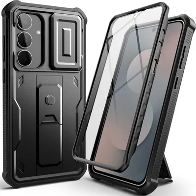 Obrázok produktu pre Puzdro na mobilný telefón pre Galaxy S25 FE, Tech-Protect Polyamid Cam Plus, čierne