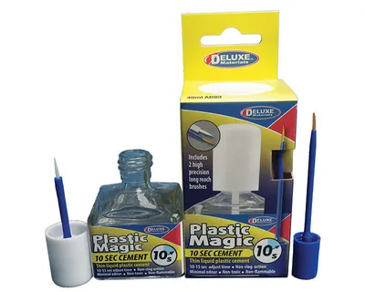Produktbild von Krick Plastic Magic 10 Sek. Klebstoff mit Pinsel 40 ml DELUXE