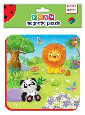 Immagine prodotto di Puzzle piankowe Zoo magnetyczne RK5010-04