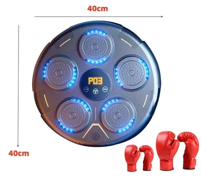 Produktbild von Musikalische Boxmaschine – Reaktions-Trainer – Box-Trainer – Agilitätstraining – Fitnessgerät – Bluetooth-Musik