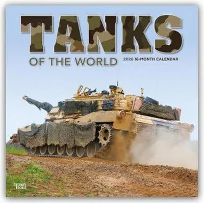 Immagine prodotto di Tanks Of The World 2026 Square Flap – Lingua: Inglese
