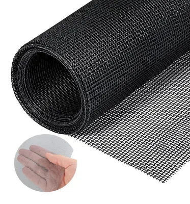 Produktbild von Fliegengitter Ersatznetz Fiberglas 120 x 250 cm Schwarz zuschneidbar