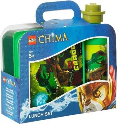 Produktbild von Lego 40591719 - LEGO® - Legends of Chima - Frühsstücksset mit Brotdose und Trinkflasche - Cragger