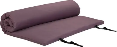 Produktbild von Shiatsumatte mit abnehmbarem Bezug 140x200 cm | dusty purple | 4 lagig