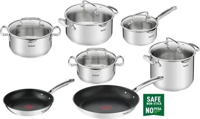 Obrázek produktu pro Tefal Duetto+ G732SC55 Sada hrnců 12ks (hrnce s poklicí, pánev s poklicí, pánev 24cm a 28cm)