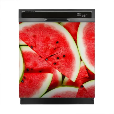 Produktbild von Magnete Dekorative 60x60 cm Küche Magnetmatte Spülmaschine - reife rote Wassermelonen