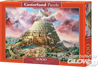 Produktbild von CASTORLAND Puzzle Turm von Babel 3000 Teile