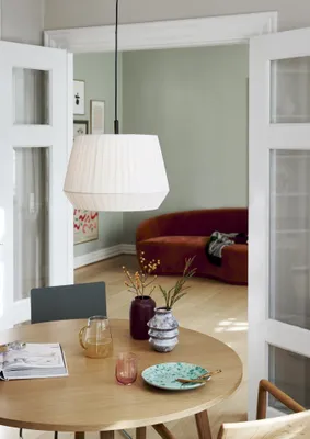 Image de Dicte Lampe à suspendre Ø 40 cm Blanc/Noir