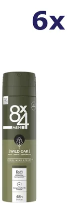 Produktbild von 6x 8x4 Deodorant-Spray für Männer Nr. 8 Wild Oak, 150 ml