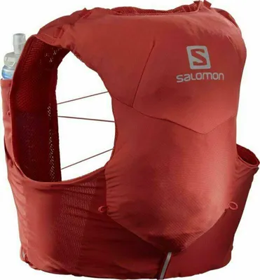 Imagen del producto de SALOMON ADV SKIN 5 SET SS20, chaleco de running Goji Berry, talla XL, capacidad 5L