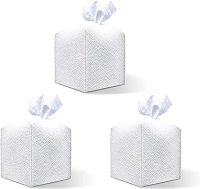 Produktbild von Famanu Tissue Box Halter - Nachfüllbar, Weiß