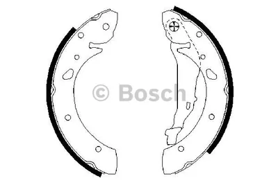 Produktbild von Bosch Bremsbackensatz  0 986 487 572