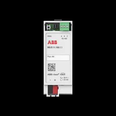 Productafbeelding van MODBUS RTU KNX TP gateway. Model: GATEW.100P. (IP-adres: 11.100.1.1)