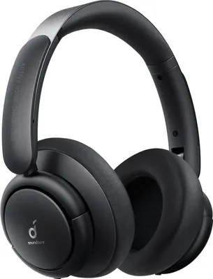 Immagine prodotto di Soundcore Life Tune - Cuffie con microfono - circumaurali - Bluetooth - senza fili, con cavo - NFC - cancellazione attiva del rumore - spina da 3,5 mm - grigio scuro
