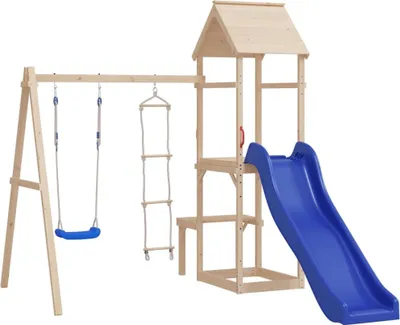Produktbild von "2026 Promotion"   Schaukelsitz mit Seilleiter Blau 37x15 cm PE - Schaukeln CC32569