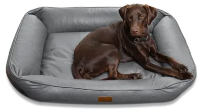 Image de Lit orthopédique pour chiens - 80 x 120 cm - Lavable et résistant aux griffes