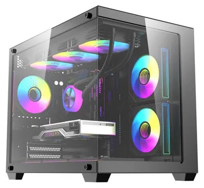 Imagen del producto de darkFlash - B275 PRO BLK +6F - Caja para ordenador