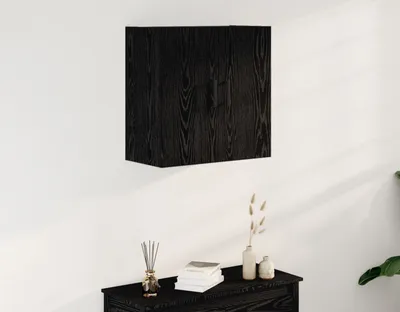 Produktbild von Möbel Wandschrank Schwarz Eiche 60x31x60 cm Holzwerkstoff - Kommoden 862945