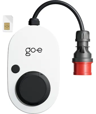 Obrázek produktu pro go-e Gemini flex 2.0, Černá, Bílá, Zeď, Černá, Rakousko, Type 2, eSIM