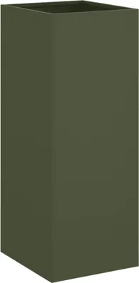 Produktbild von Pflanzkübel Olivgrün 32x29x75 cm Stahl